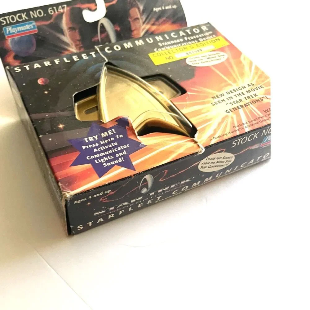 Vintage Starfleet Communicator Star Trek Generations TNG Y2K 1994 Playmates